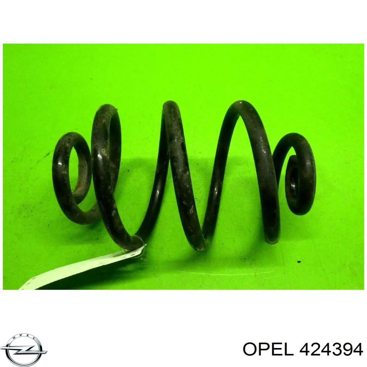 424394 Opel muelle de suspensión eje trasero