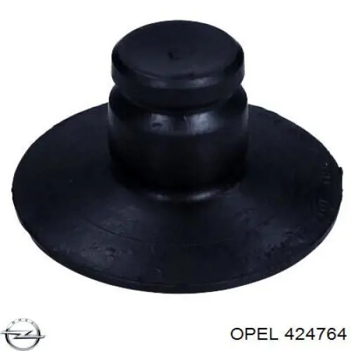 Aislador de resorte trasero superior 424764 Opel