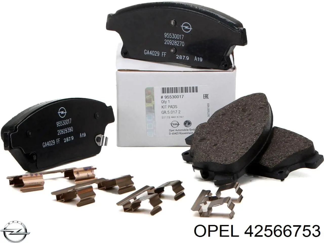 Pastillas freno delanteras Opel 42566753 precio, desde 31,59 EUR