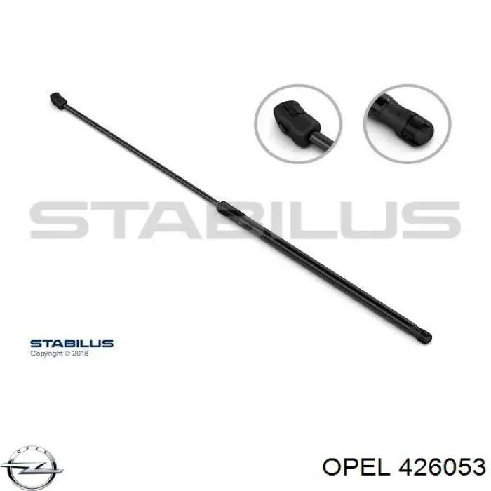 426053 Opel silentblock de brazo de suspensión trasero superior