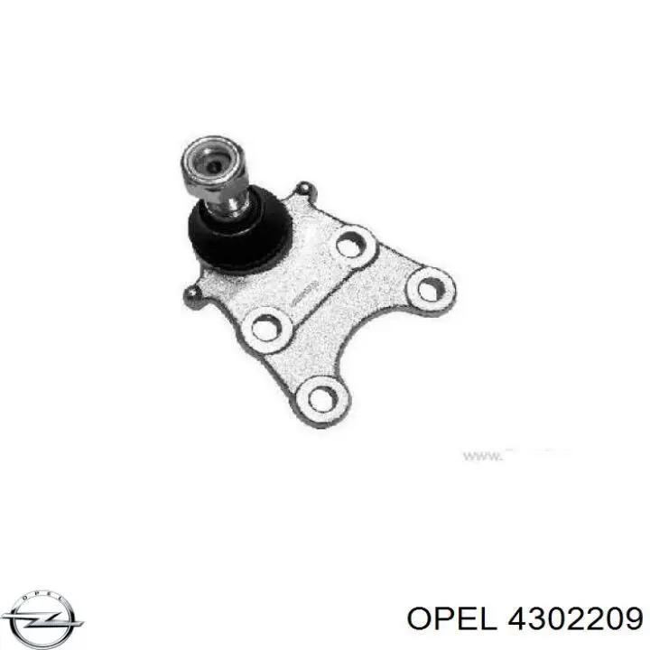 4302209 Opel rótula de suspensión inferior