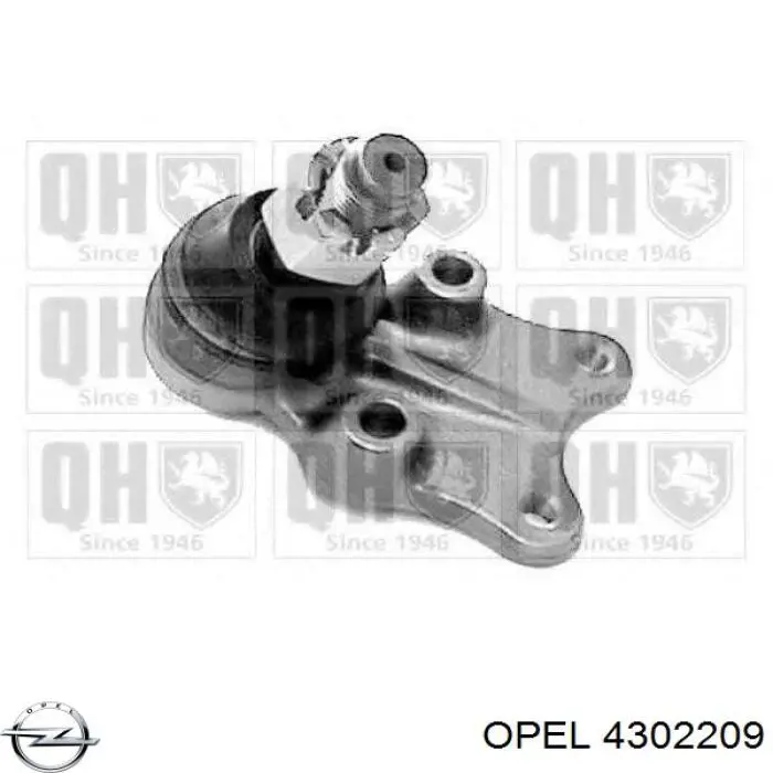 Rótula inferior de suspensión Opel 4302209 precio, desde 19,51 EUR