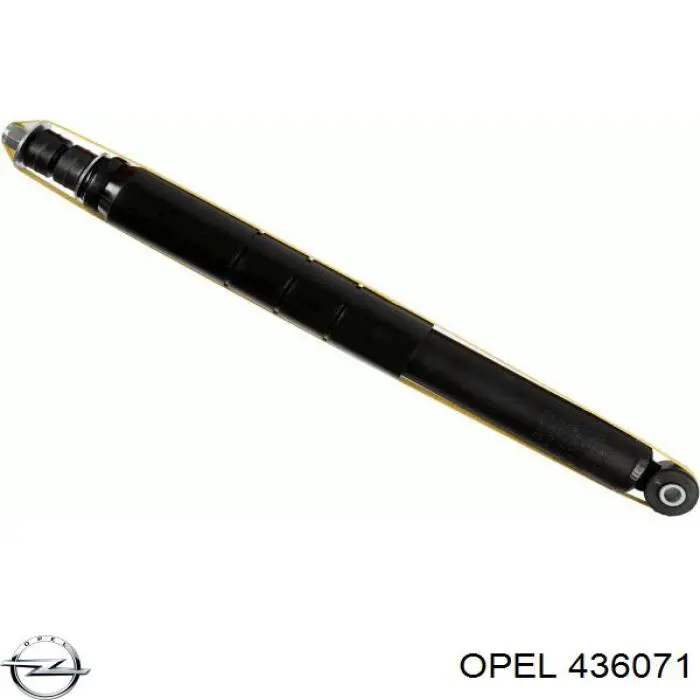 436071 Opel amortiguador trasero