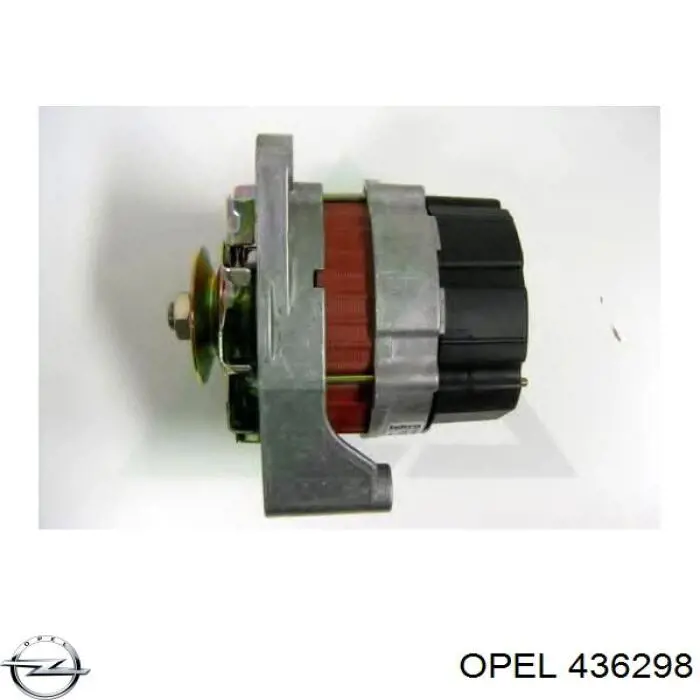 436298 Opel amortiguador trasero