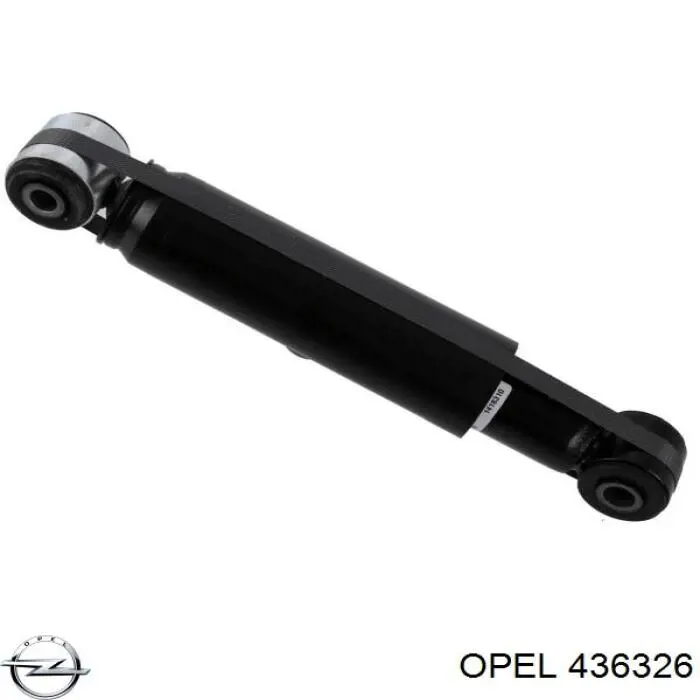436326 Opel amortiguador trasero