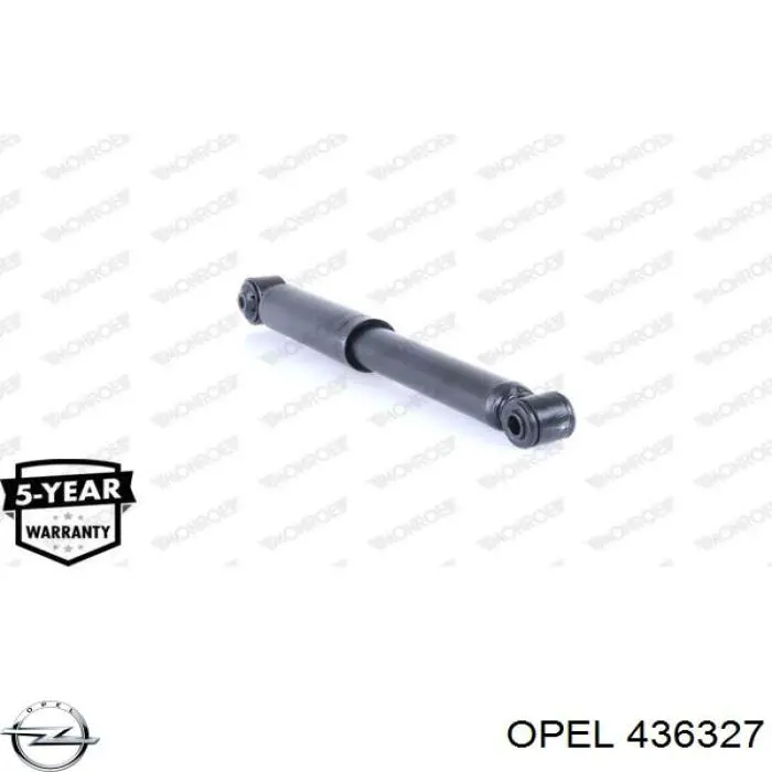 436327 Opel amortiguador trasero
