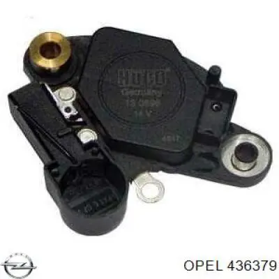 436379 Opel amortiguador trasero