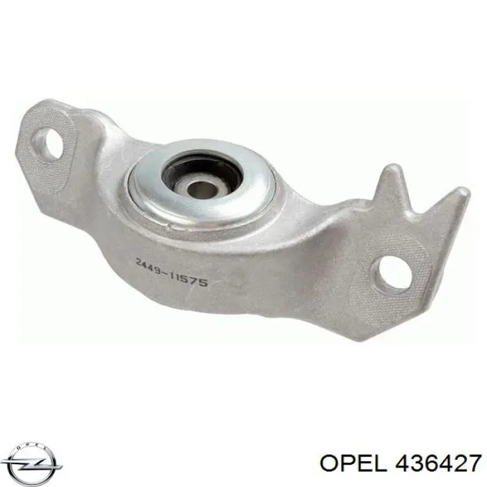 436427 Opel soporte amortiguador trasero derecho
