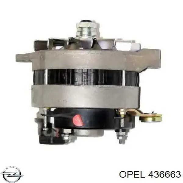 436663 Opel soporte amortiguador trasero