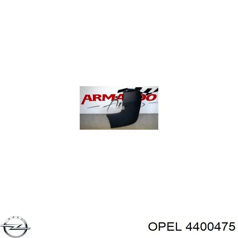 Parachoques trasero, parte izquierda Opel 4400475 precio, desde 49,99 EUR