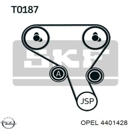 Kit correa de distribución Renault Espace 4 JK0