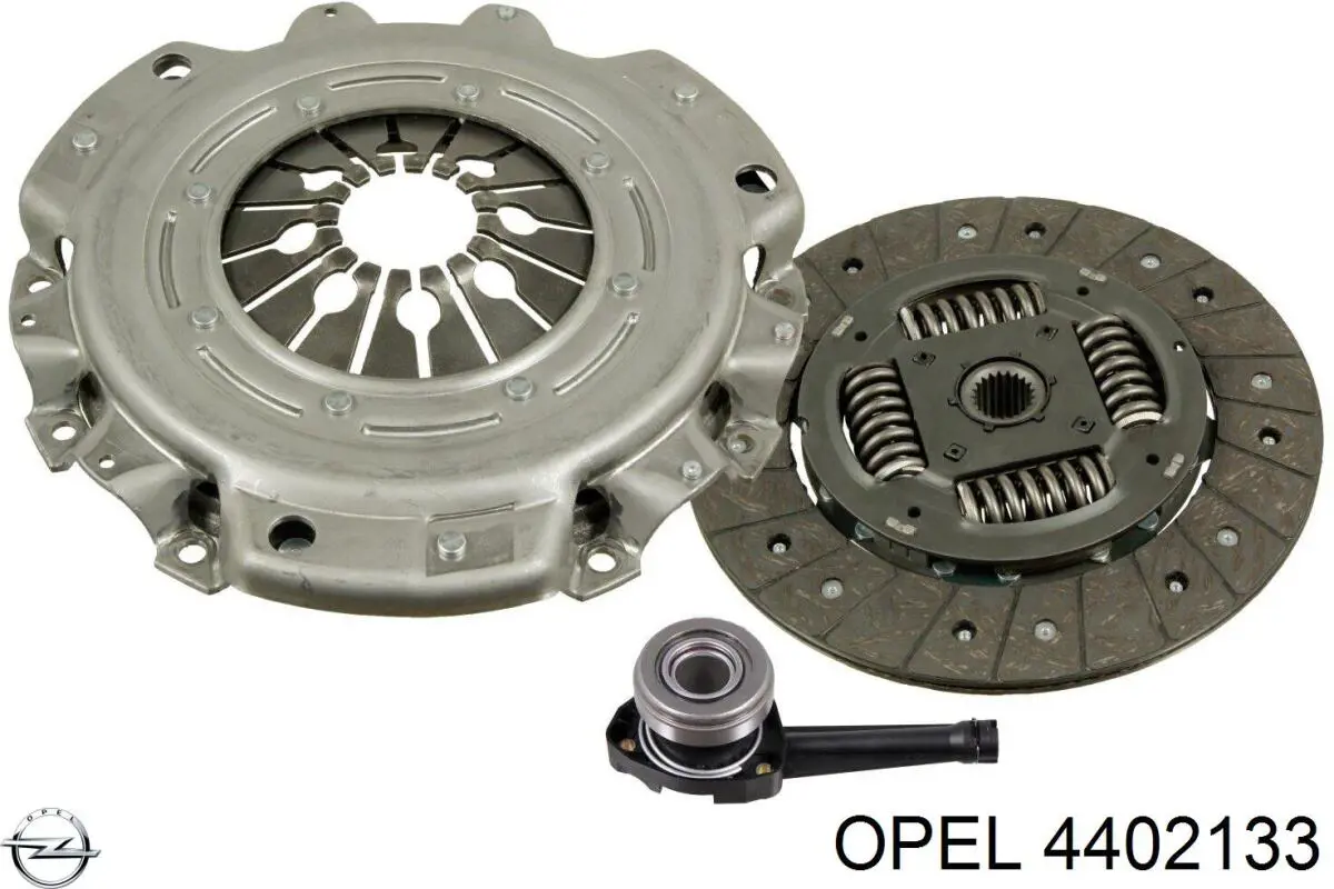 4402133 Opel kit de embrague (3 partes)