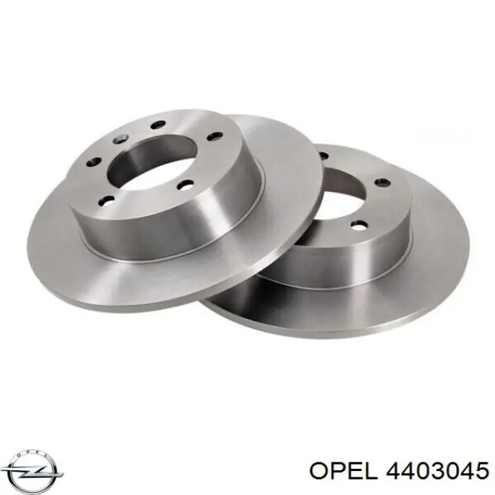4403045 Opel disco de freno trasero
