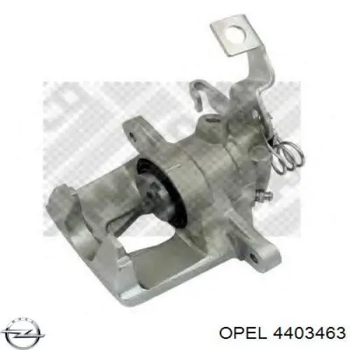 4403463 Opel pinza de freno trasero derecho