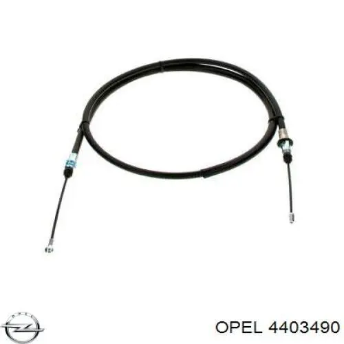 4403490 Opel cable de freno de mano trasero derecho/izquierdo