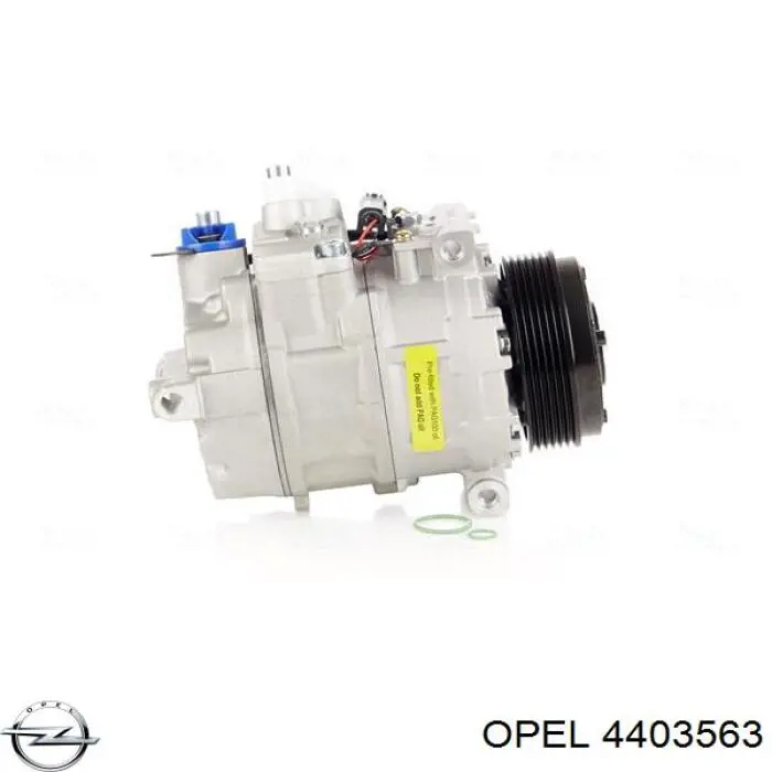 Compresor de aire acondicionado 4403563 Opel