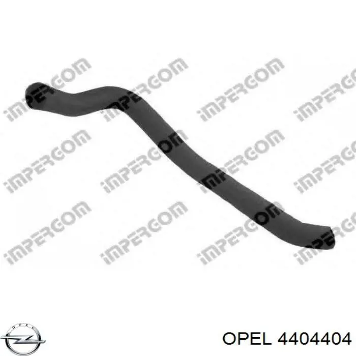 4404404 Opel tubo flexible de aire de sobrealimentación izquierdo