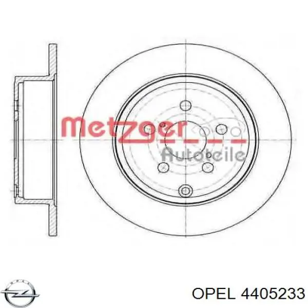 Cables de caja de cambios 4405233 Opel