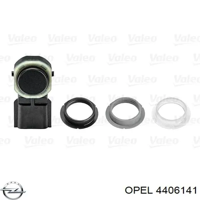 4406141 Opel sensor de alarma de estacionamiento(packtronic Delantero/Trasero Central)