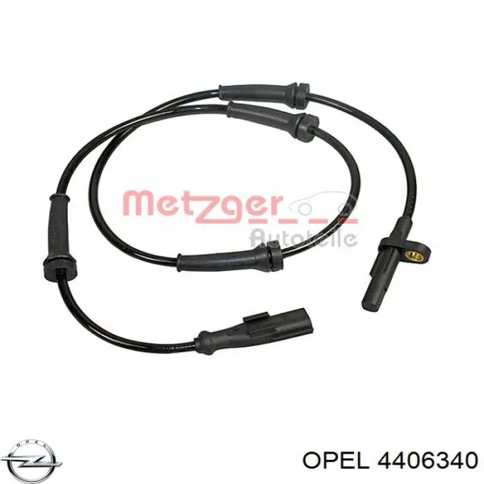 4406340 Opel sensor abs trasero