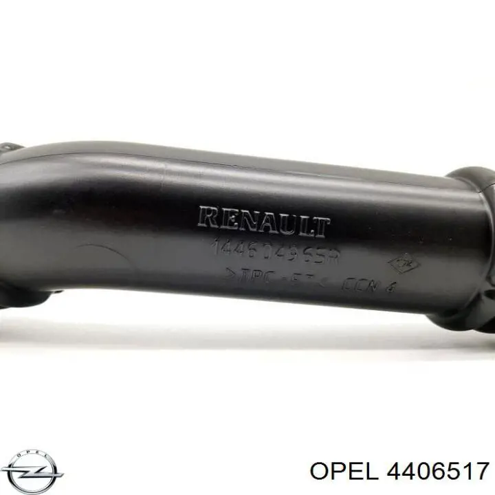 4406517 Opel tubo flexible de aire de sobrealimentación derecho