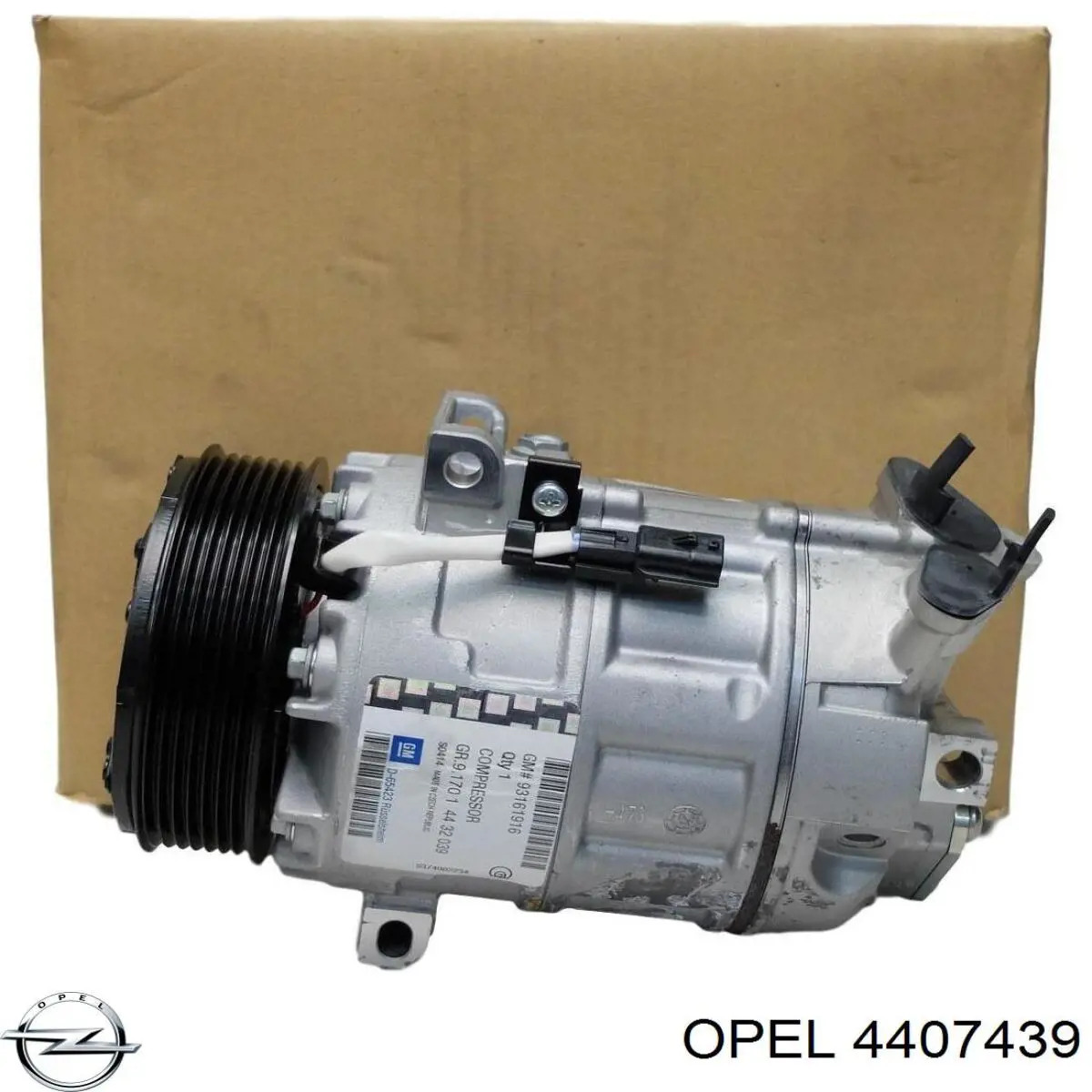 Compresor de aire acondicionado 4407439 Opel