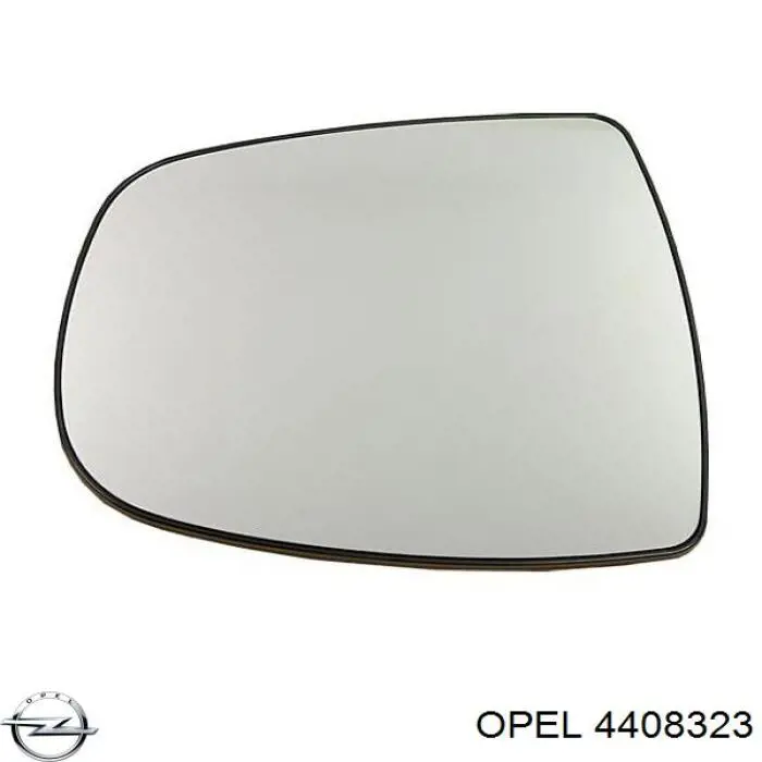 4408323 Opel cristal de espejo retrovisor exterior izquierdo