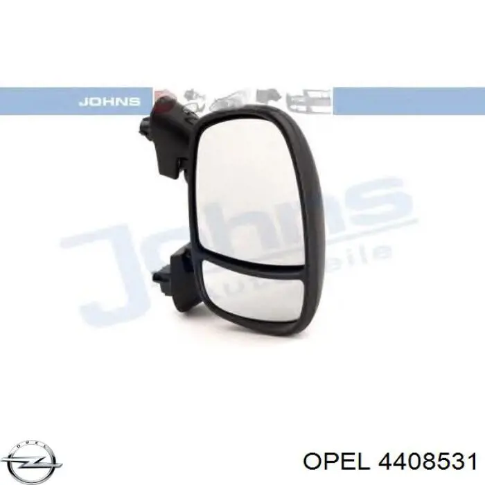 91160051 Opel espejo retrovisor derecho