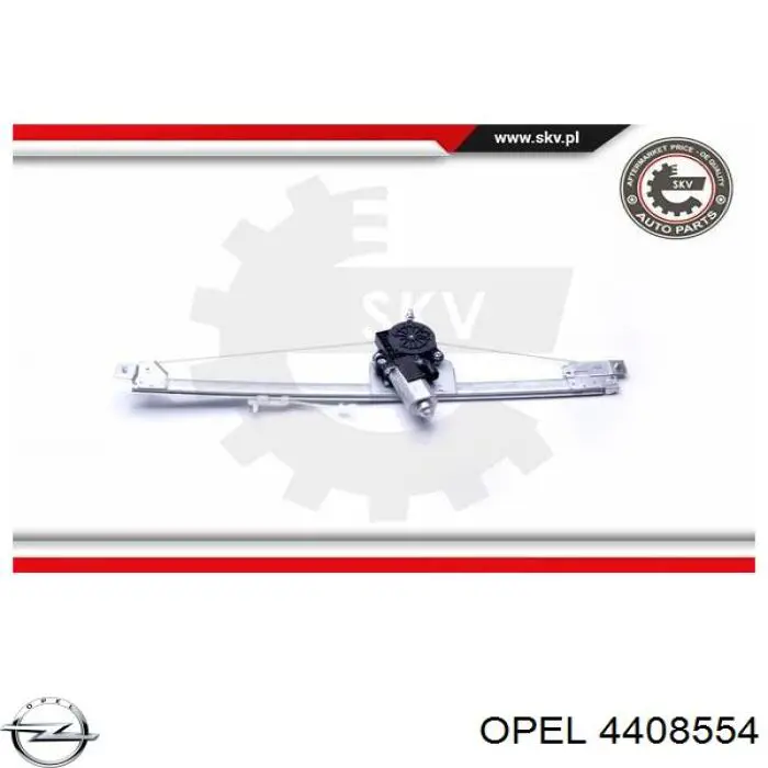 4408554 Opel mecanismo de elevalunas, puerta delantera izquierda