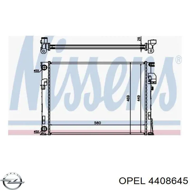 Água radiador Opel 4408645 precio, desde 83,29 EUR