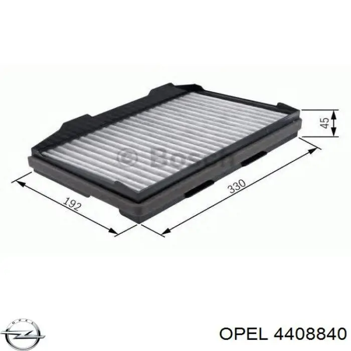 Filtro de cabina Opel 4408840 precio, desde 10,81 EUR