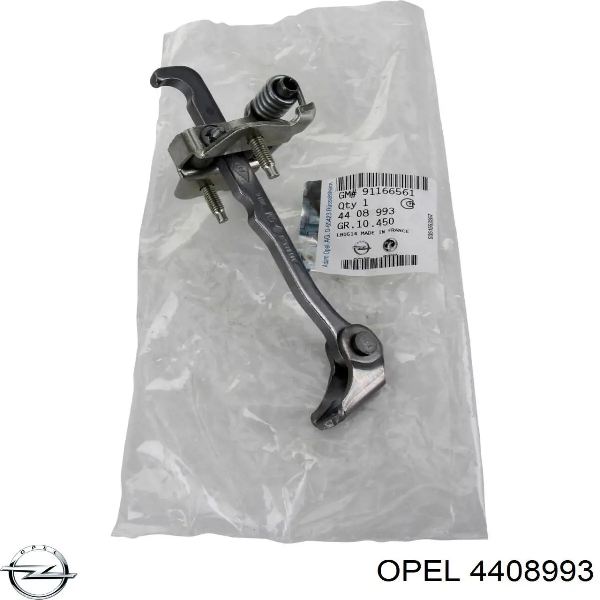 4408993 Opel Limitador de apertura de puerta delantera