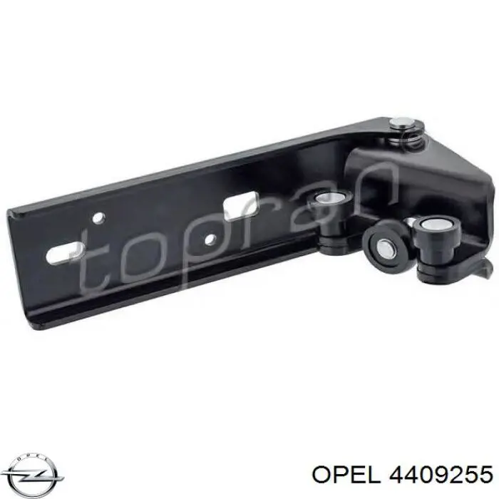 4409255 Opel guía rodillo, puerta corrediza, derecho central