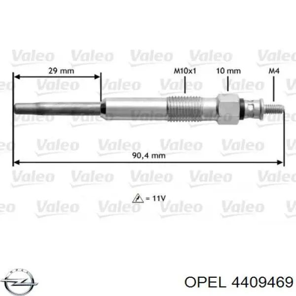 Bujía de incandescencia Nissan Tiida C11X