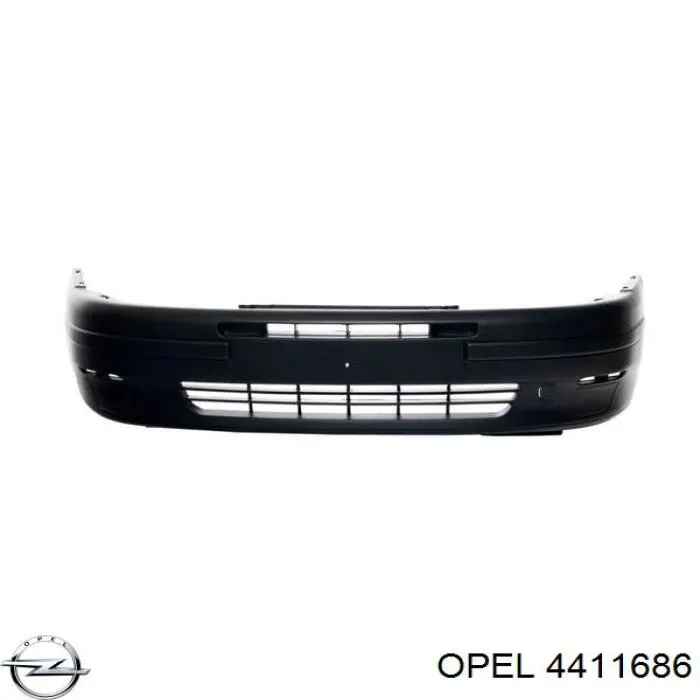 4411686 Opel Paragolpes delantero