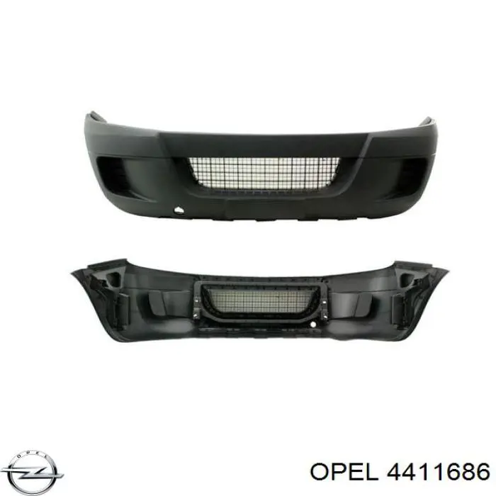 Comprar 4411686 Opel Defensa delantera