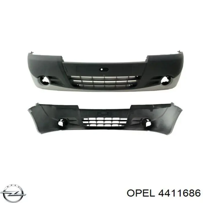 Parachoques delantero Opel 4411686 precio, desde 125,94 EUR