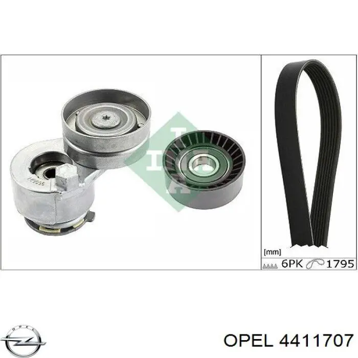 Tensor de correa, correa poli V Renault Espace 4 JK0