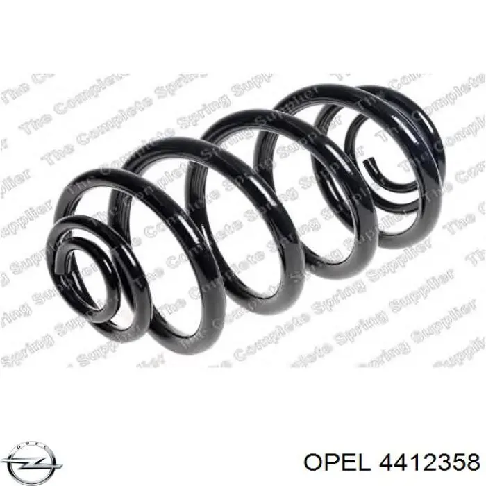 4412358 Opel muelle de suspensión eje trasero