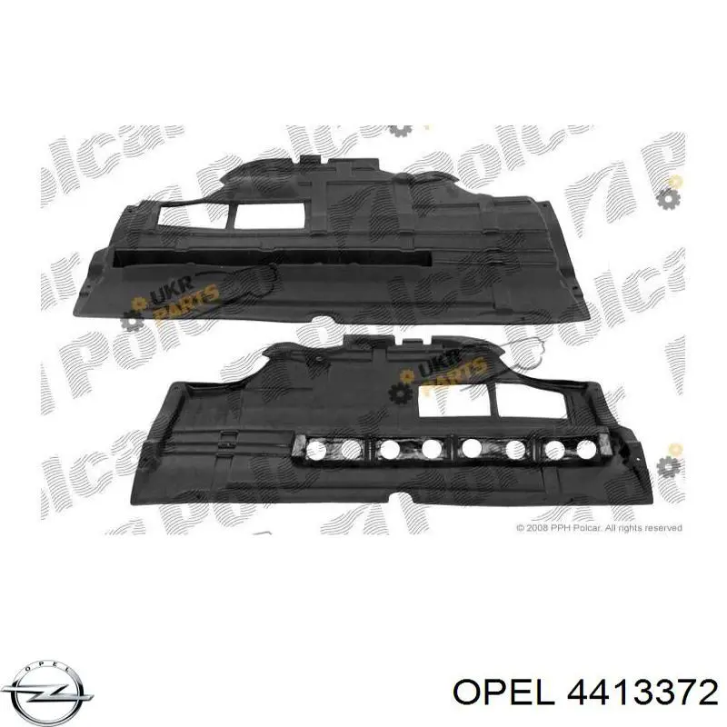 4413372 Opel protección motor / empotramiento