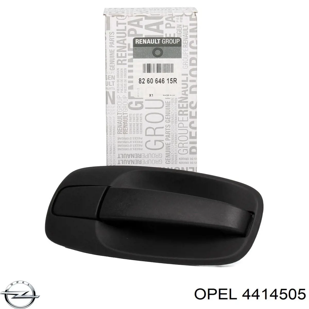 Manija exterior izquierda de puerta corrediza Opel 4414505 precio, desde 27,19 EUR