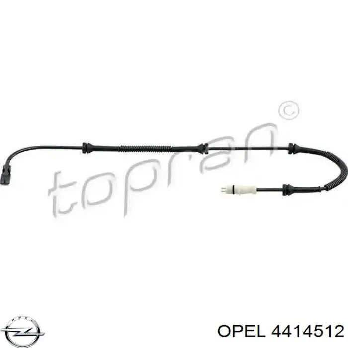 4414512 Opel sensor abs delantero