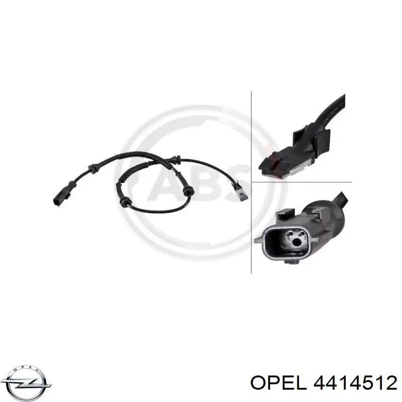 Comprar 4414512 Opel Sensor revoluciones de la rueda, delantero