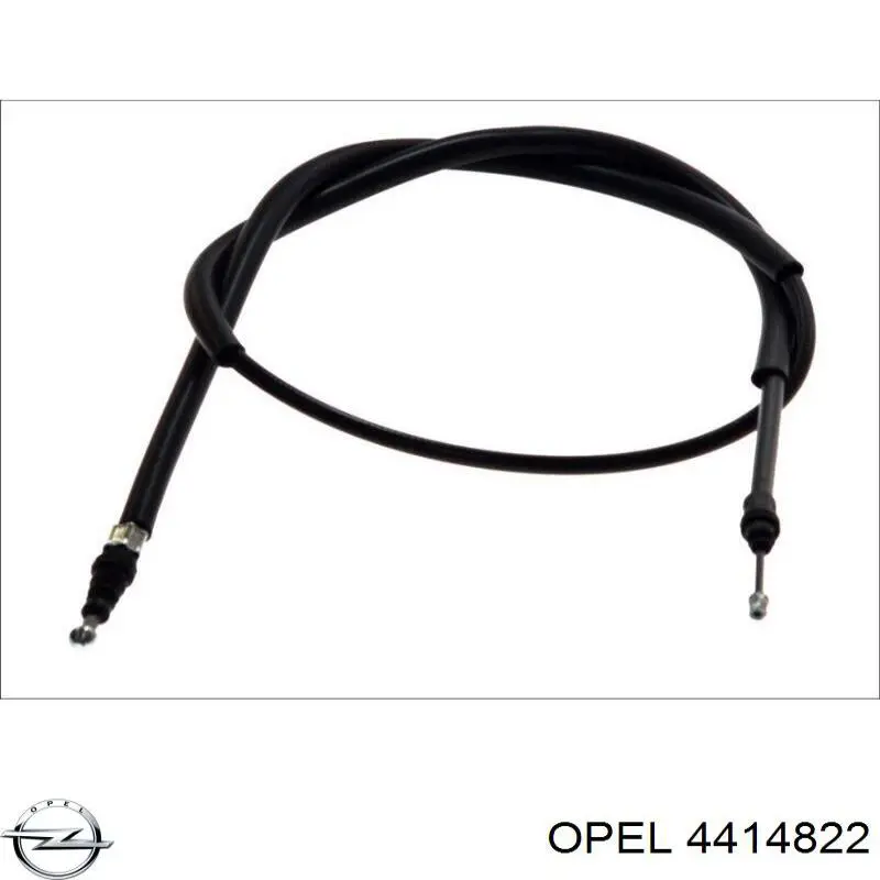 4414822 Opel cable de freno de mano trasero derecho