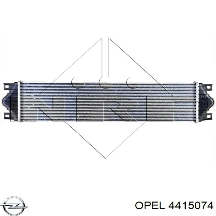 4415074 Opel intercooler