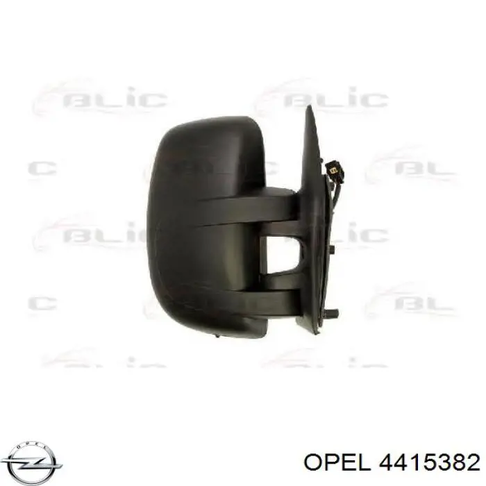 4415382 Opel espejo retrovisor derecho