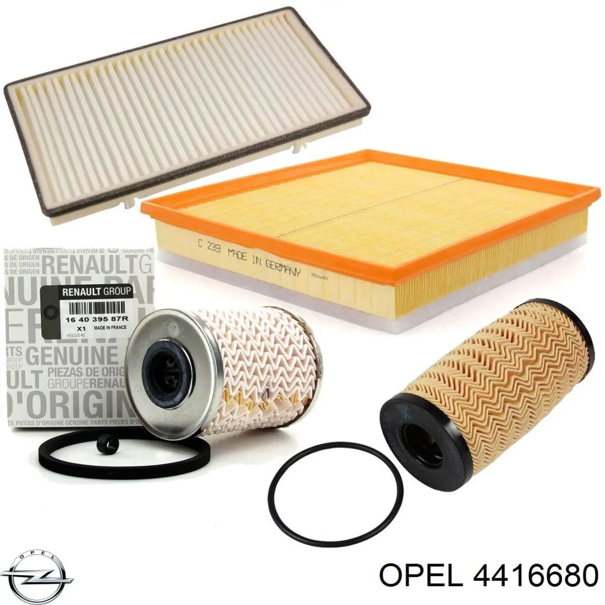 4416680 Opel filtro de aire