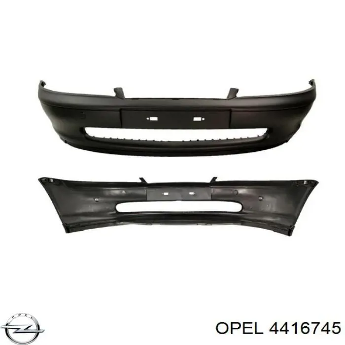 4416745 Opel paragolpes delantero