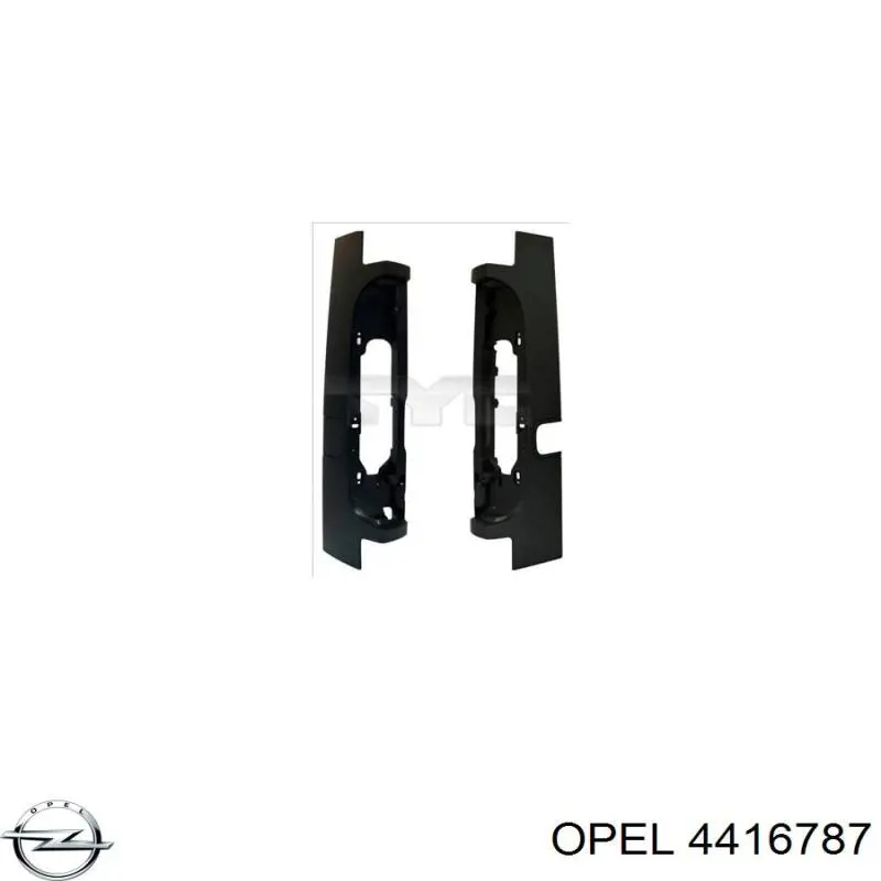 4416787 Opel cubierta para luz trasera