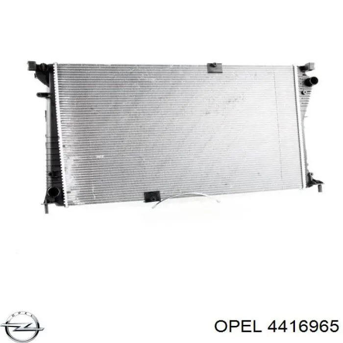 Radiador 4416965 Opel